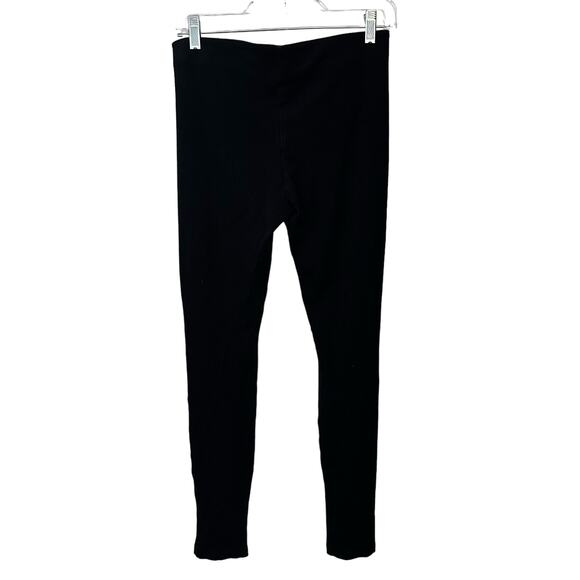 Theory Black‎ Pull On Pants Mid Rise Stretch Comfort Casual Career Womens Size M - Picture 1 of 5